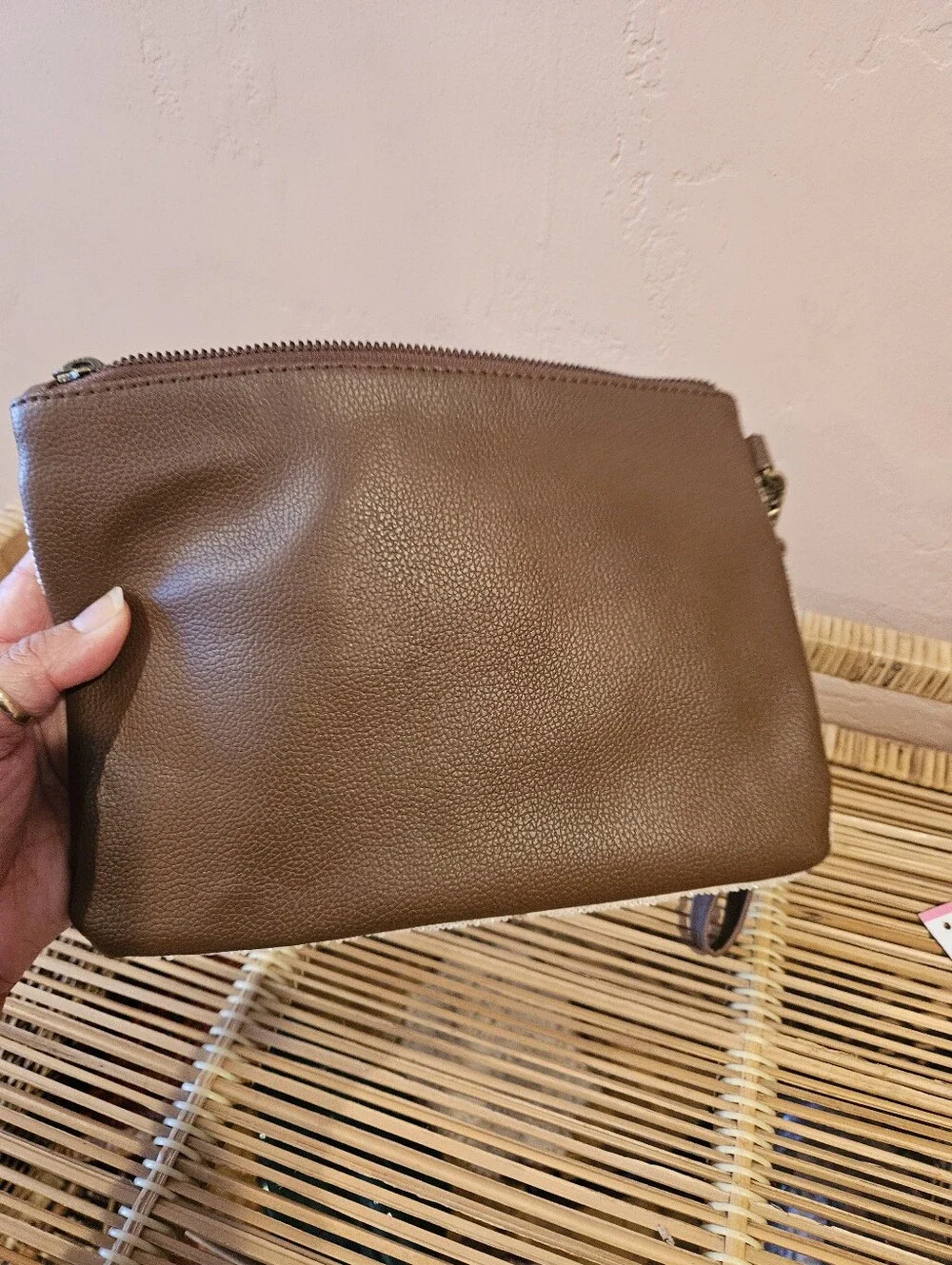 Shyanne Tegan Seed Beaded Cowhide & Leather  Clutch Wallet